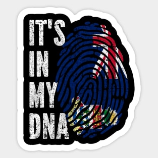 IT'S IN MY DNA Cayman Islands Flag Men Women Kids Sticker